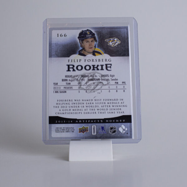 Filip Forsberg - Upper Deck Artifacts Rookie - Image 2