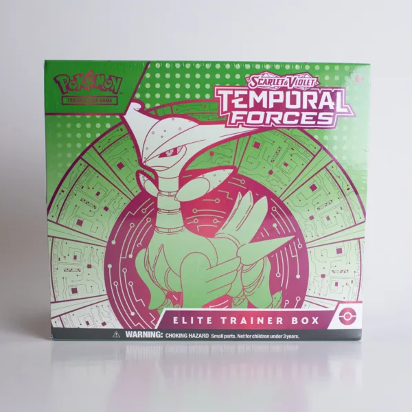 Pokémon Scarlet & Violet: Temporal Forces Elite Trainer Box: Iron Leaves/Iron Thorns (Future)