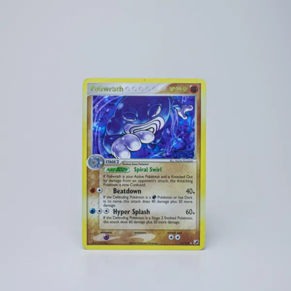 Poliwrath - 11/115 - Reverse Holo Rare - Ex Unseen Forces