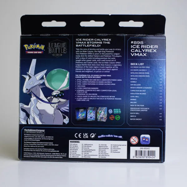 Pokemon League Battle Deck: Ice Rider Calyrex VMAX - Image 2