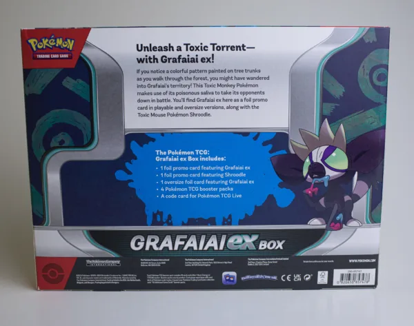 Pokemon ex Box: Grafaiai ex (2024) (4 Boosters) - Image 2